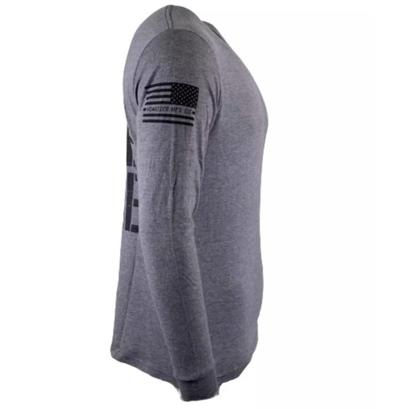 HOWITZER Clothing Men's T-Shirt L/S NEVER Tee - Picture 5 of 10